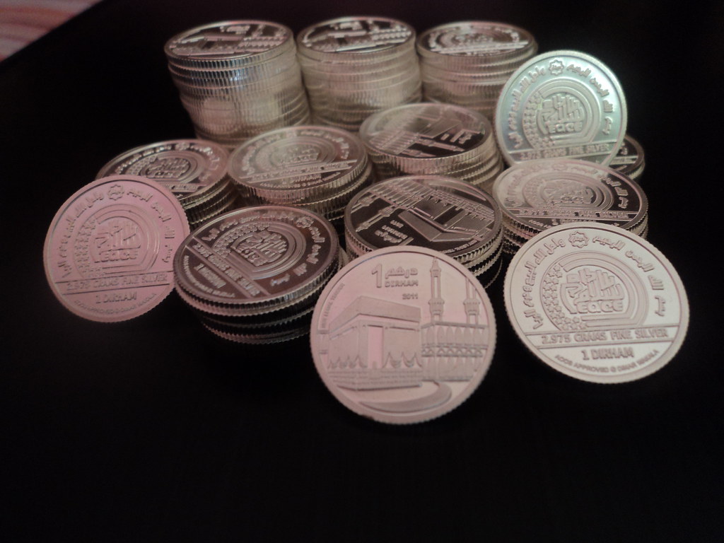 Silver dirhams, freshly struck