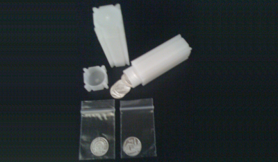 Coin tubes for twenty capsules
